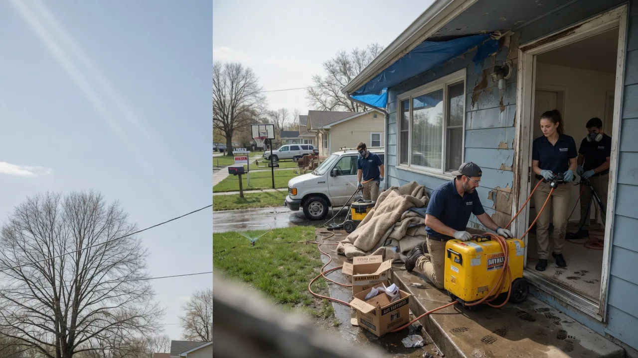 Basement Flood Cleanup in East Moline, IL near me